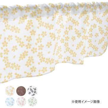 敷物・カーテン関連 キッチン周りの装飾や棚の目隠しにも 茶・41459