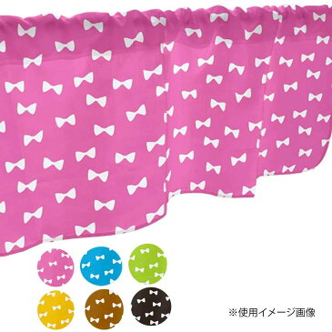 アイデア 便利 グッズ 家具 インテリア おしゃれ カフェカーテン リボン 800×450mm ピンク・40916／シンプルで可愛いデザイン お得 な全国一律 送料無料