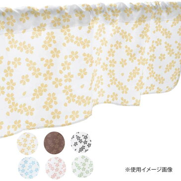 家具 インテリア おしゃれ カフェカーテン 桜 800×450mm 黒・41460/シンプルで可愛いデザイン おすすめ 送料無料