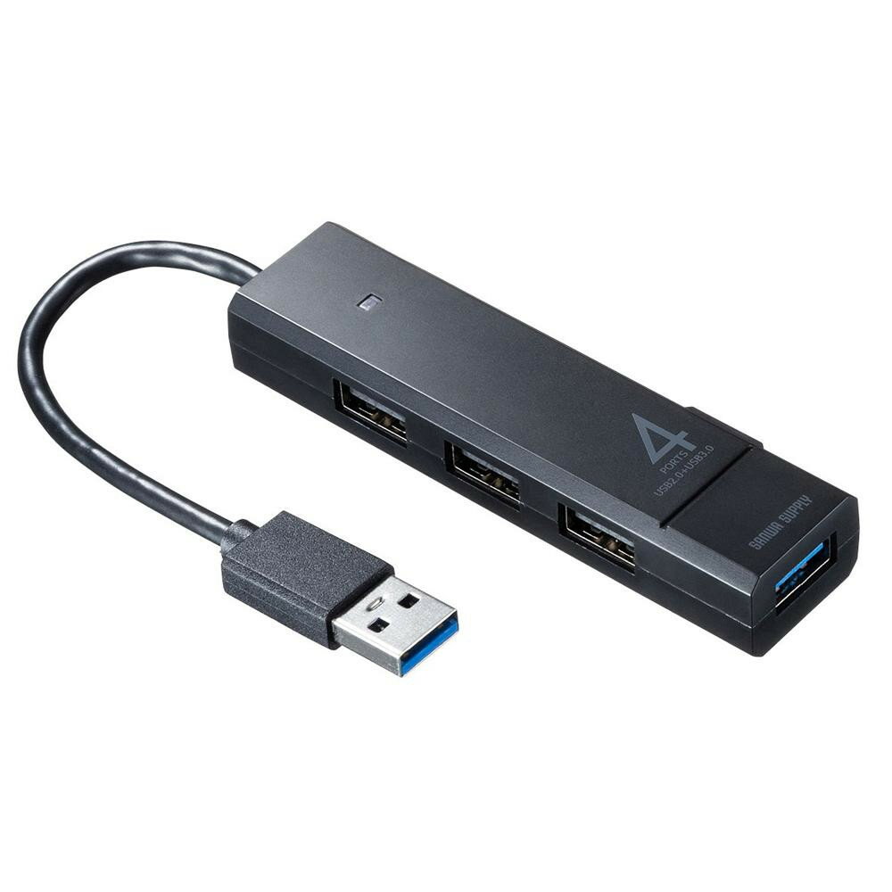 プレゼント オススメ 父 母 日用品 サンワサプライ　USB3.1 Gen1+USB2.0コンボハブ　USB-3H421BK 送料無料 お返し 贈答品 1