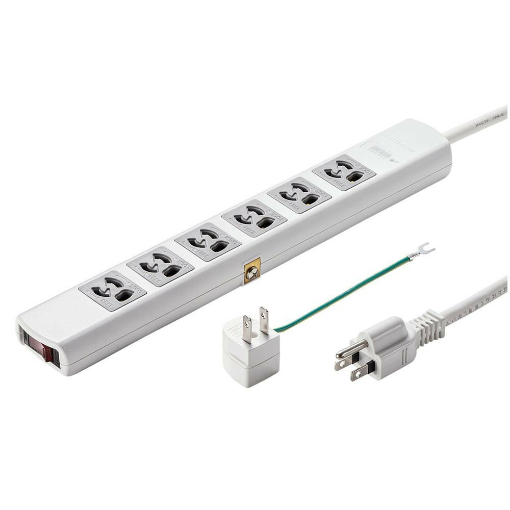 送料無料 おすすめ 雷ガードタップ (3P・6個口・3m) TAP-SP36MG-3 楽天 オシャレな 通販