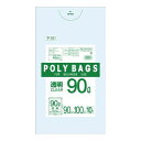 送料無料 おすすめ オルディ ポリバックビジネス90L 透明10P×30冊 30301 楽天 オシャレな 通販(3)