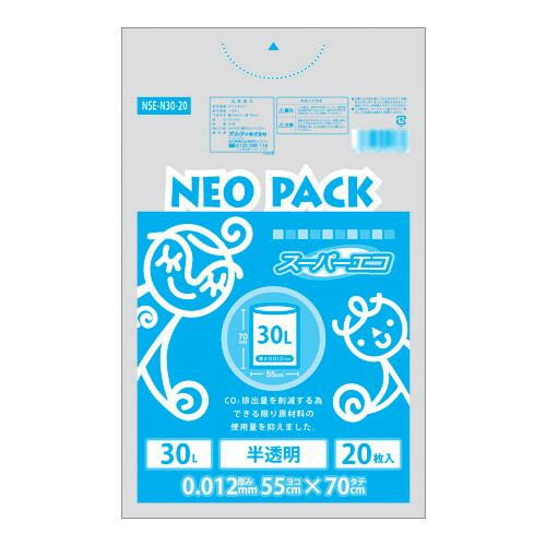 【送料無料】日用品 オルディ ネオパック スーパーエコ30L 半透明20P×60冊 10471202 オススメ 新 生活 ..