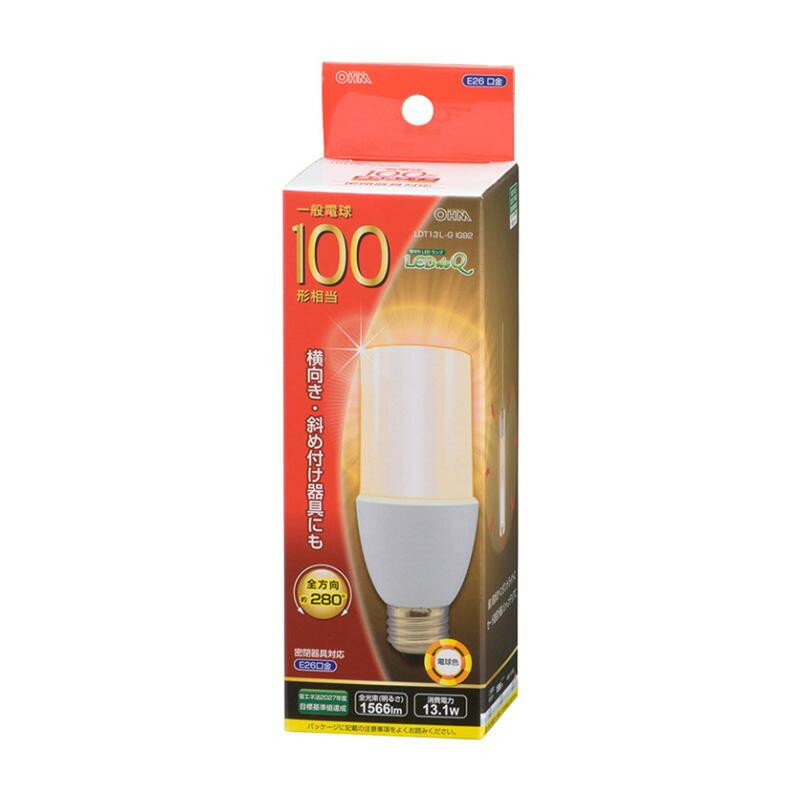 ǥ  å OHM LEDŵ T E26 100 ŵ忧 LDT13L-G IG92  Χ ̵