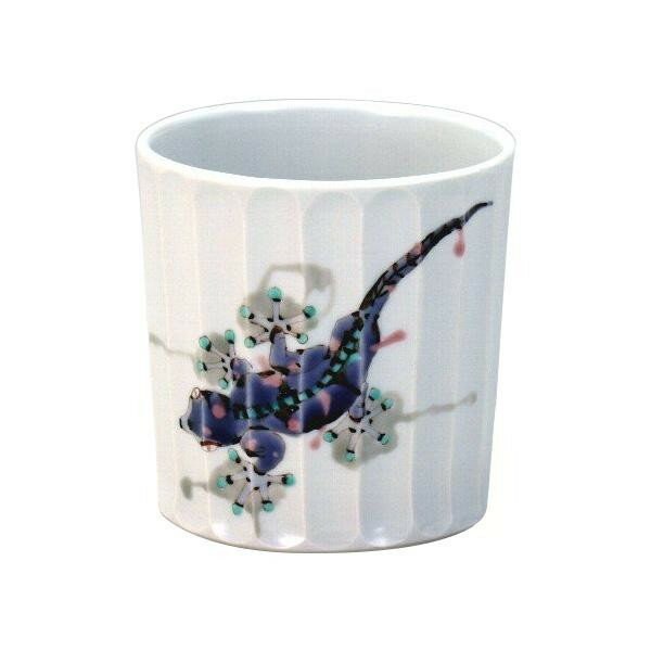 便利グッズ プレゼント お勧め 九谷焼 泰作 ロックカップ(白九) 家守 N125-02 男性 女性 送料無料