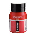 [商品名]AMSTERDAM　アムステルダム　アクリリックカラー500ml　カーマイン318 477542代引き不可商品です。代金引換以外のお支払方法をお選びくださいませ。アクリル樹脂の高い透明度によって色鮮やかに発色する乾燥の早い絵具で、使いやすさも抜群です!サイズ蓋部Φ7×底部Φ8.5×13.5cm個装サイズ：7×9×14cm重量650g個装重量：650g素材・材質顔料、アクリルエマルション生産国オランダ※入荷状況により、発送日が遅れる場合がございます。大作用アクリル絵具です。・顔料は合成顔料が使用されています。・補助剤として分散剤、湿潤剤、増粘剤、pH調整剤、消泡剤、防腐・防カビ剤、凍結安定剤などが添加されています。■アクリル絵具の特長・水で薄めることができ、乾くと耐水性になります。・短い時間で乾燥します。(約1〜2時間)・柔軟性のある丈夫な塗膜をつくります。・接着力が強く、多様な素材に彩色できます。(ガラス、陶器、ナイロン、ポリエチレン、ポリプロピレン、軟質塩化ビニールなど一部の素材を除く)・耐酸性、耐アルカリ性、耐光性に優れ、変色・変質を起こしにくい絵具です。■アクリル絵具の注意点・絵具に含まれる水分が蒸発するため、乾燥後は体積が減少します。・乾燥すると若干色が変わります。アクリル樹脂エマルションは乳白色ですが、水分が蒸発すると透明になるため、色が深みを増して暗く見えます。・乾燥が早く、また乾燥後は水に再溶解しないため修正が困難です。・10度以下の低温では造膜ができず接着力が弱くなるため、冬期屋外での使用には適しません。アクリル樹脂の高い透明度によって色鮮やかに発色する乾燥の早い絵具で、使いやすさも抜群です!fk094igrjs