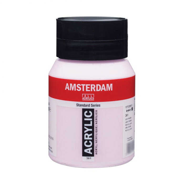 アイデア 便利 グッズ AMSTERDAM アムステルダム アクリリックカラー500ml ライトローズ361 407412 お得 な全国一律 送料無料
