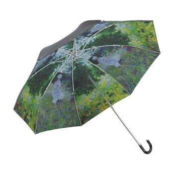 送料無料 おすすめ ユーパワー 名画折りたたみ傘(晴雨兼用) モネ「散歩」 AU-02512 楽天 オシャレな 通販