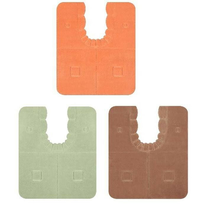 おくだけ吸着 ハイソフトトイレマット 巾60×奥行70cm PN(パンプキン)・KJ-58 人気 商品 送料無料