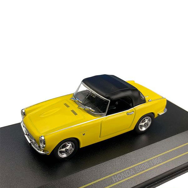 ホンダ S800 1966 クローズドルーフ イエロー 1/43スケール F43-102 人気 商品 送料無料