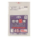 便利グッズ プレゼント お勧め ジャパックス 環境袋策ポリ袋45L 透明 10枚×30冊 LR43 男性 女性 送料無料