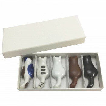 西海陶器 波佐見焼 ねこ 箸置揃 10519お得 な全国一律 送料無料 日用品 便利 ユニーク