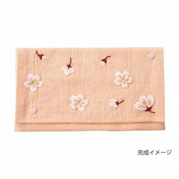 [商品名]かわいい 雑貨 おしゃれフランス刺しゅうキット 花言葉のたしなみポーチ さくら 9086 お得 な 送料無料 人気代引き不可商品です。代金引換以外のお支払方法をお選びくださいませ。図案は布にプリント済、カンタン仕立て。花言葉を持つ6つの花たちをセレクトした、6つのフランス刺しゅうキットです。※図案は布にプリント済み用意するもの:手縫い糸、縫い針、はさみサイズ出来上がり寸法:約縦11cm×横20cm個装サイズ：23×14.5×2cm重量80g個装重量：80g仕様制作難易度:中級者向けセット内容フランス刺しゅう布(図案プリント済)25番刺しゅう糸(綿100％)マグネットボタンフランス刺しゅう針カラー図案付説明書生産国日本※入荷状況により、発送日が遅れる場合がございます。[商品名]かわいい 雑貨 おしゃれフランス刺しゅうキット 花言葉のたしなみポーチ さくら 9086 お得 な 送料無料 人気fk094igrjs