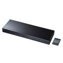 [商品名]マルチ入力対応6入力2出力HDMIマトリックス切替器 SW-UHD62MLT代引き不可商品です。代金引換以外のお支払方法をお選びくださいませ。3系統のコンボ入力(VGAorHDMI、DPorHDMI、YPbProrRCAorHDMI)、HDMI×3の計6入力を切替えて2台のHDMIディスプレイへ出力が可能です。HDMI信号だけでなくVGA/DisplayPort/YPbPr・RCA(赤白黄)信号も変換アダプタなしで直接接続し信号入力することができます。機器6台の映像・音声を切替えて、2台のテレビやプロジェクターなどに切替え分配出力できるマトリックス型HDMI切替器です。コンボ入力ポート(ポート1、2)はUSB信号も同時に切替え可能で映像信号とUSBキーボード・USBマウス・USBデバイス(USB2.0×2)を切替えできます。パソコンを接続することでKVM切替器のようにキーボード・マウス・USB機器を切替えて操作することができます。(ホットキーでの切替えには非対応)4K(30Hz、4:2:0)解像度に対応しており、美しく高精細なHDMI信号を出力できます。※HDR(高輝度)には対応しません。2台のHDMIディスプレイ表示はマトリックス表示、ミラー表示、PIP(ピクチャーインピクチャー)表示に対応し、目的のコンテンツを素早く選択切替えが可能です。HDMI/DisplayPort信号のデジタル音声信号を抽出し光デジタル(角型)、同軸デジタル、アナログオーディオ(赤白)での音声出力が可能です。さらにアナログ入力の音声信号をデジタル音声信号に変換し光デジタル(角型)、同軸デジタルで出力することもできます。出力先・選択中ポートが一目でわかる前面パネルにLED表示になっており、視聴時の妨げにならないよう明るさを抑えたLEDを使用しています。HDCP1.4(High-bandwidthDigitalContentProtection)対応製品です。ドライバーなどのインストールは必要ありません。接続するだけで使用できます。サイズ個装サイズ：55×12×24cm重量個装重量：3315g生産国台湾※入荷状況により、発送日が遅れる場合がございます。fk094igrjs