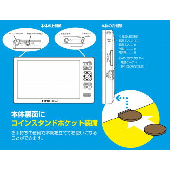 人気 おすすめ 日用品 5インチ液晶 フルセグ...の紹介画像2