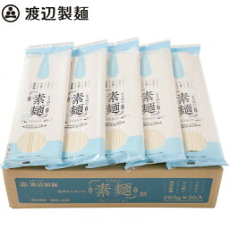 麺類 関連 渡辺製麺 乾麺わたなべのそうめん250g×20束 5705 オススメ 送料無料