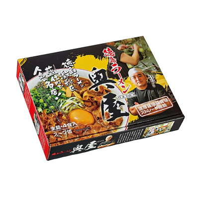創造生活館 麺類関連 銘店ラーメンシリーズ 徳島ラーメン 奥屋 (大) 4人前 18セット PB-62 オススメ 送料無料