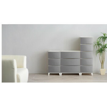 ルームス シェード 5段チェスト (組立式) RSD-S345 SGY・サンドグレー 人気 商品 送料無料 [2]