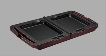 キッチン家電 たこ焼き器 お手入れ簡単 両面ホットプレート メタリックローズ