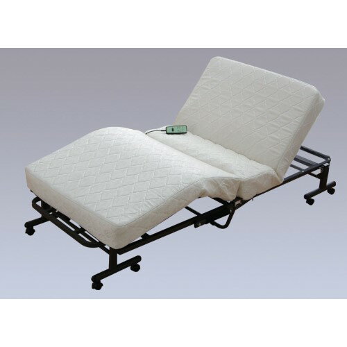 折りたたみベッド 耐久性の高い、コイル入り マットレス を採用 おしゃれ 折りたたみコイル電動ベッド