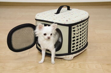 ペット キャリー バック 犬用品 コンパクトにたたんで収納!ブラウン