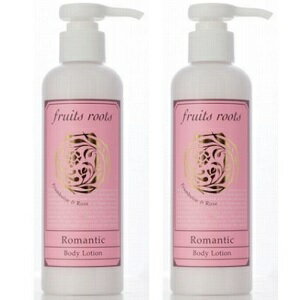 Fruits Roots フルーツルーツ ボディローション フランボワーズ＆ローズ（ロマンティック）200ml 2本セットフルーツルーツ ボディ ローション フランボワーズ＆ローズ ロマンティック 200 ml 2本セット