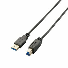 トレンド 雑貨 おしゃれ 極細USB3.0ケーブル(A-B) USB3-ABX20BK