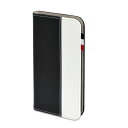iPhone関連 レザータッチ ブックタイプケース iPhone7 ブラック BOOKIP7-BK オススメ 送料無料(2)