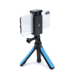 アイデア 便利 グッズ セルフィ三脚ホルダー ブルー TRIPOD-PBL お得 な全国一律 送料無料