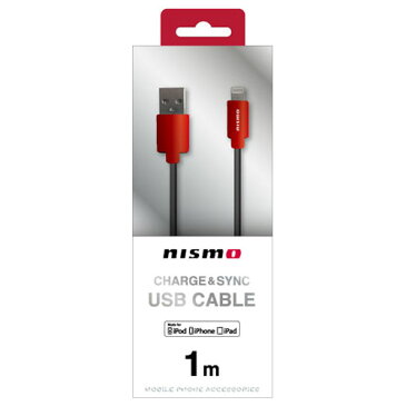 アイデア 便利 グッズ NISSAN 公式ライセンス品 NISMO CHARGE & SYNC USB CABLE FOR IPHONE RED NMUJ-LP1RD お得 な全国一律 送料無料