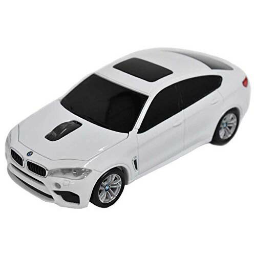 アイデア 便利 グッズ LANDMICE BMW X6シリーズ 無線カーマウス 2.4Ghz 1750dpi ホワイト BM-X6M-WH お..