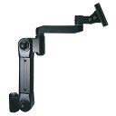 アイディアグッズ 便利 グッズ ライブクリエータ スイング式スタンダードアーム グロメット固定 中荷重 ブラック ARM2-11AGB 好評(3)