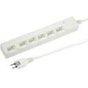 生活家電関連 【10個セット】横差し個別スイッチ付節電タップ Y02YBKS662WHX10 オススメ 送料無料