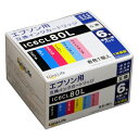 かわいい 雑貨 おしゃれ  エプソン用 互換インクカートリッジ IC6CL80L 6本パック LN EP80/6P 好評 おしゃれ