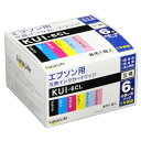 便利グッズ アイデア商品 エプソン用 KUI-6CL 互換インクカートリッジ 6本セット 人気 お得 ...