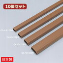 便利グッズ アイディアグッズ商品 10個セット ケーブルカバー(角型、ブラウン) CA-KK17BRX10 好評(2)