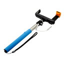 便利グッズ アイデア商品 手元シャッターボタン搭載自撮りスティック ブルー JB-01R/BL 人気 お得な送料無料 おすすめ