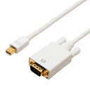 かわいい 雑貨 おしゃれ FullHD対応 miniDisplayPort-D-subケーブル ホワイト 2m DPC-2KDS20/WH 好評 おしゃれ