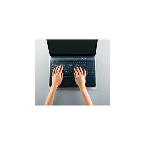 どんなキー配列のキーボードにも対応 ピッタリ貼り付けられるフリーカットタイプのキーボードカバー、“ピタッとシートSUPER(大型ノートPC用)