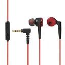 電化製品関連 エレコム ステレオヘッドホン/カナル(マイク付)/GrandBass/レッド EHP-GB100MRD おすすめ 送料無料(2)
