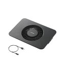 パソコン関連 エレコム ノートPC用クーラー(静音・強冷タイプ) SX-CL21BK おすすめ 送料無料(2)