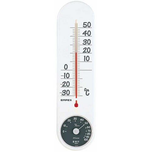 電化製品関連 EMPEX 温・湿度計 くらしのメモリー温・湿度計 壁掛用 TG-6621 ホワイト おすすめ 送料無料