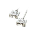DOS Vパソコンとモデム等の機器と接続するケーブル コネクタ形状:D-sub9pinメスインチネジ(4-40)-D-sub9pinメスインチネジ(4-40) ケーブル長:4m ケーブル直径:6mm 特注可能1本より長さ変更などの特注生産が可能で …(2)