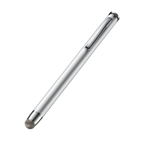 電化製品関連 サンワサプライ 導電性ファイバー素材タッチペン(先端交換部品付属・シルバー) PDA-PEN43SV おすすめ 送料無料 電化製品関連 サンワサプライ 導電性ファイバー素材タッチペン(先端交換部品付属・シルバー) PDA-PEN43SV おすすめ 送料無料