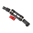 カメラアクセサリー GoPro対応アルミアジャスタブルアームB ブラック/レッド VE-2247 おすすめ 送料無料(2)