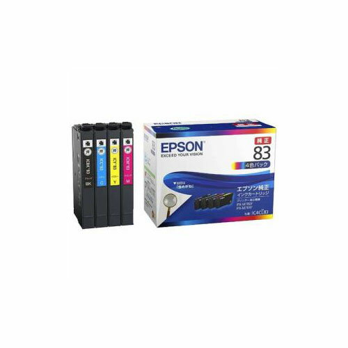 アイディア 便利 グッズ EPSON 純正 インクパック 4色パック 標準タイプ IC4CL83 お得 な全国一律 送料無料 アイディア 便利 グッズ EPSON 純正 インクパック 4色パック 標準タイプ IC4CL83 お得 な全国一律 送料無料