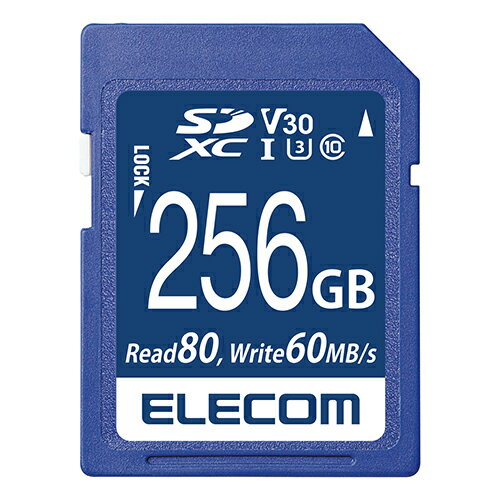 [商品名]SDXCカード/データ復旧サービス付/ビデオスピードクラス対応/UHS-I U3 80MB/s 256GB MF-FS256GU13V3R お得 な 送料無料 人気読み出し最大80MB/s、書き込み最大60MB/sの高速データ転送...