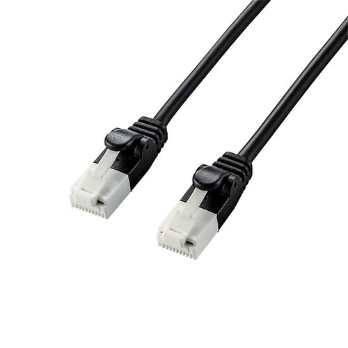 便利グッズ アイデア商品 やわらかLANケーブル/CAT6A/爪折れ防止/7.0m/ブラック LD-GPAYT/BK70 人気 お得な送料無料 おすすめ