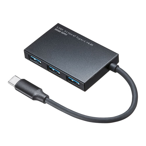 かわいい 雑貨 おしゃれ USB3.1 Gen2対応 Type-Cハブ USB-3TCH18BK お得 な 送料無料 人気