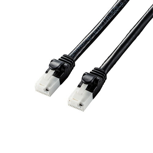 パソコン周辺機器関連 [5個セット ]エレコム LANケーブル/CAT6A/爪折れ防止/7.0m/ブラック LD-GPAT/BK70X5 オススメ 送料無料